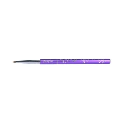 MINI PINCEAU KOLINSKY pour Nail Art, Plastiart et Résine - Manche métallique | Purple Professional Fashion
