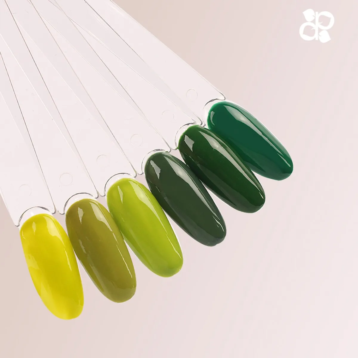 Nuancier transparent de 50 tips - AMANDE | Purple Professional Best