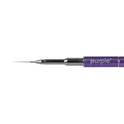 PINCEAU NAIL ART FIN et LONG N°000 Manche métallique | Purple Professional Clearance