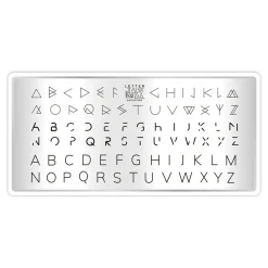Plaque de STAMPING Mini - Lettres N°02 | Taki Da New