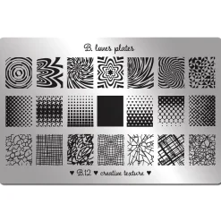 Plaque de STAMPING XL - Creative Texture | B. Loves Plates Best