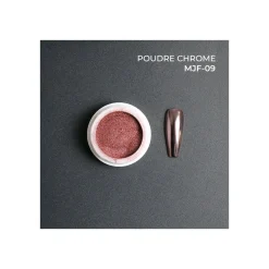 Poudre Chrome Colorée pour Nail Art - Teinte 09 | Fraise Nail Shop Outlet