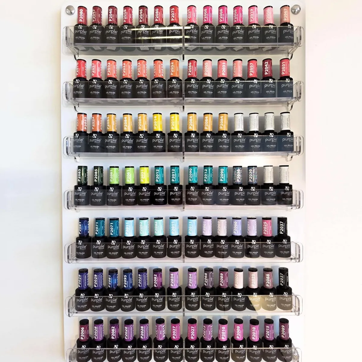 Présentoir mural pour vernis à ongles - Blanc | Emil Clearance