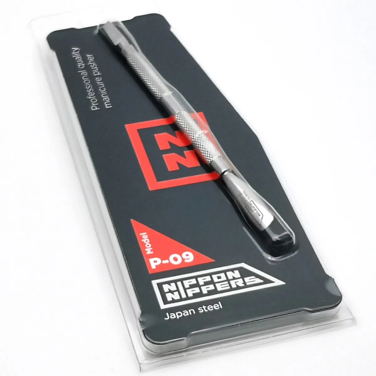 Pusher en acier Repousse cuticules P-09 | Nippon Nippers Outlet