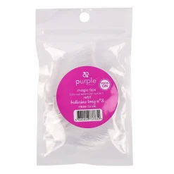 Recharges Capsules MAGIC TIPS BALLERINE / LONG N°8 - 50 pcs | Purple Professional Discount