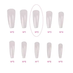 Recharges Capsules MAGIC TIPS BALLERINE / LONG N°2 - 50 pcs | Purple Professional Best