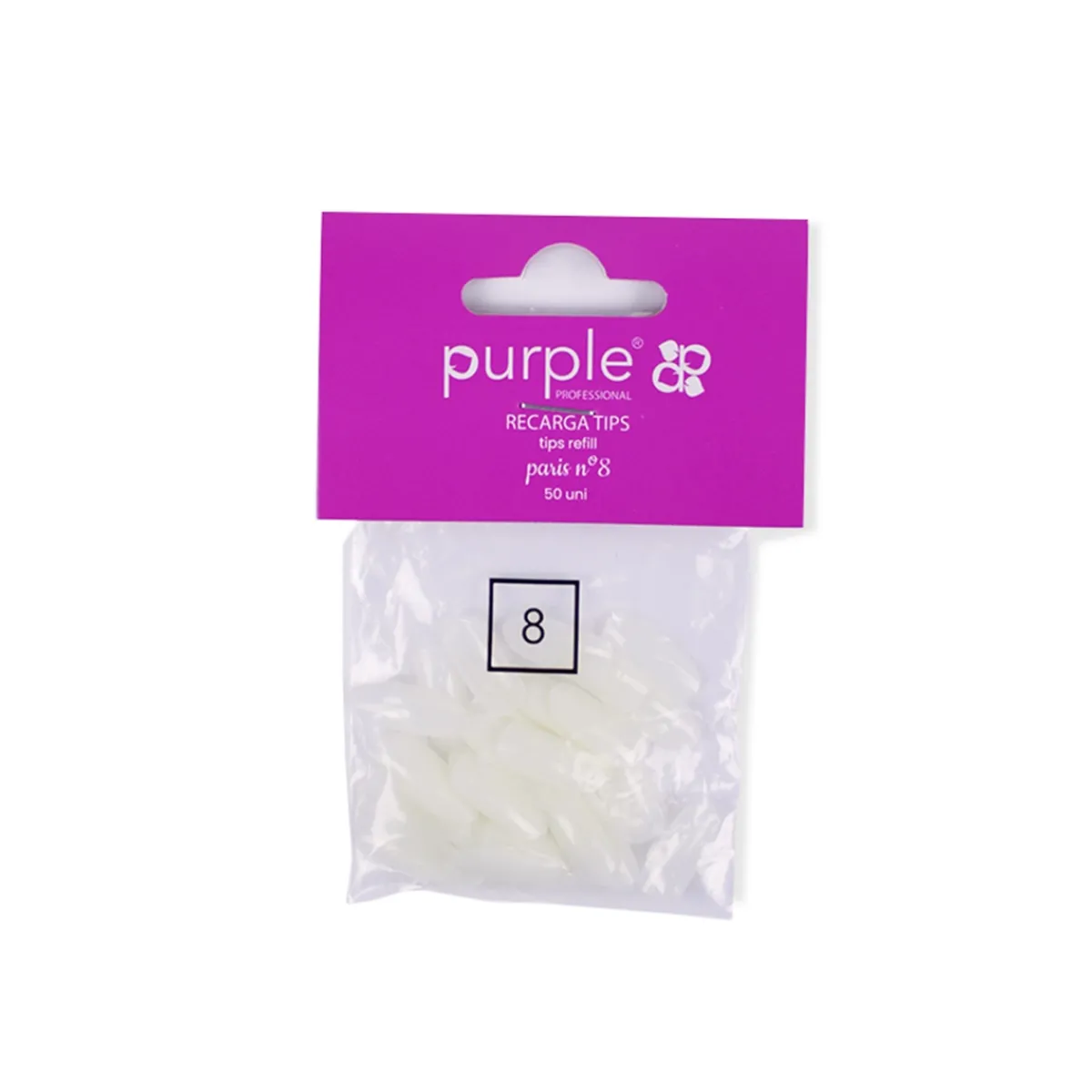 Recharges Capsules PARIS Naturelles N°8 - 50 pcs | Purple Professional New