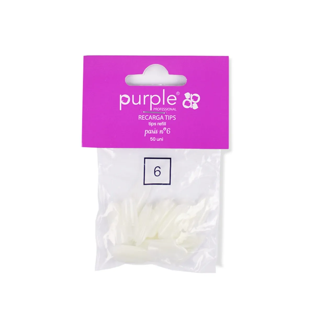 Recharges Capsules PARIS Naturelles N°6 - 50 pcs | Purple Professional New