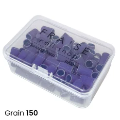Recharges Emeris Violets 100 pièces - Grain 150 | Fraise Nail Shop Outlet