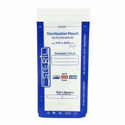 Sachets de stérilisation Transparents 100 x 200 cm - Dry & Steam (100 pcs) | ProSteril Online