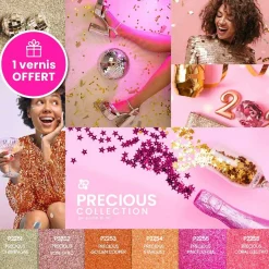 Set de 6 vernis semi-permanents PRECIOUS Collection | Purple Professional Hot