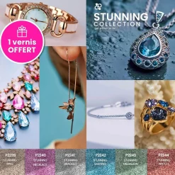 Set de 6 vernis semi-permanents STUNNING Collection | Purple Professional New