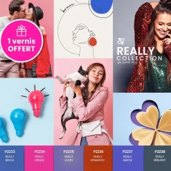 Set de 6 vernis semi-permanents REALLY Collection | Purple Professional Outlet