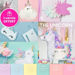 Set de 6 vernis semi-permanents THE UNICORN Collection | Purple Professional Sale