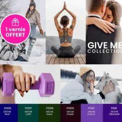 Set de 6 vernis semi-permanents GIVE ME Collection | Purple Professional Online