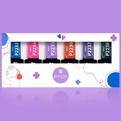 Set de 6 vernis semi-permanents REALLY Collection | Purple Professional Outlet