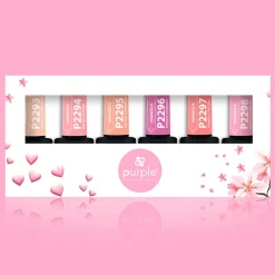 Set de 6 vernis semi-permanents KINDNESS IS Collection | Purple Professional Hot