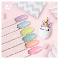 Set de 6 vernis semi-permanents THE UNICORN Collection | Purple Professional Sale