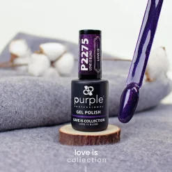 Set de 6 vernis semi-permanents LOVE IS Collection | Purple Professional Online