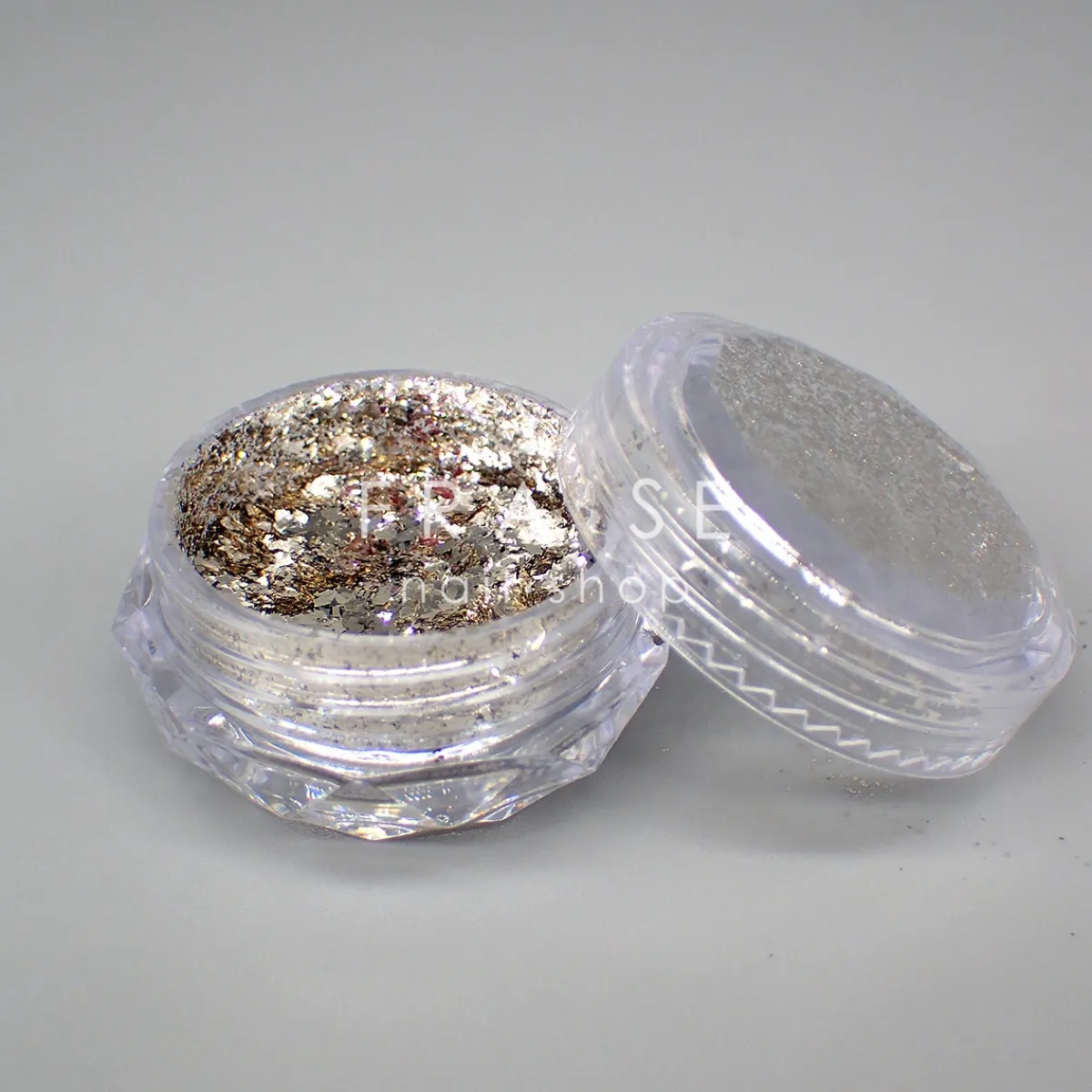Set de Paillettes Argent - 4 Pots | Fraise Nail Shop Hot