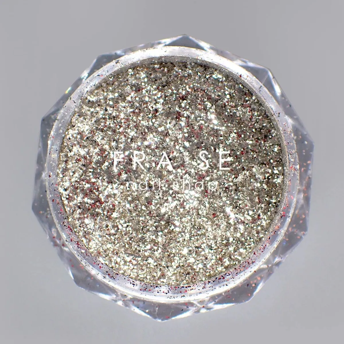 Set de Paillettes Argent - 4 Pots | Fraise Nail Shop Hot