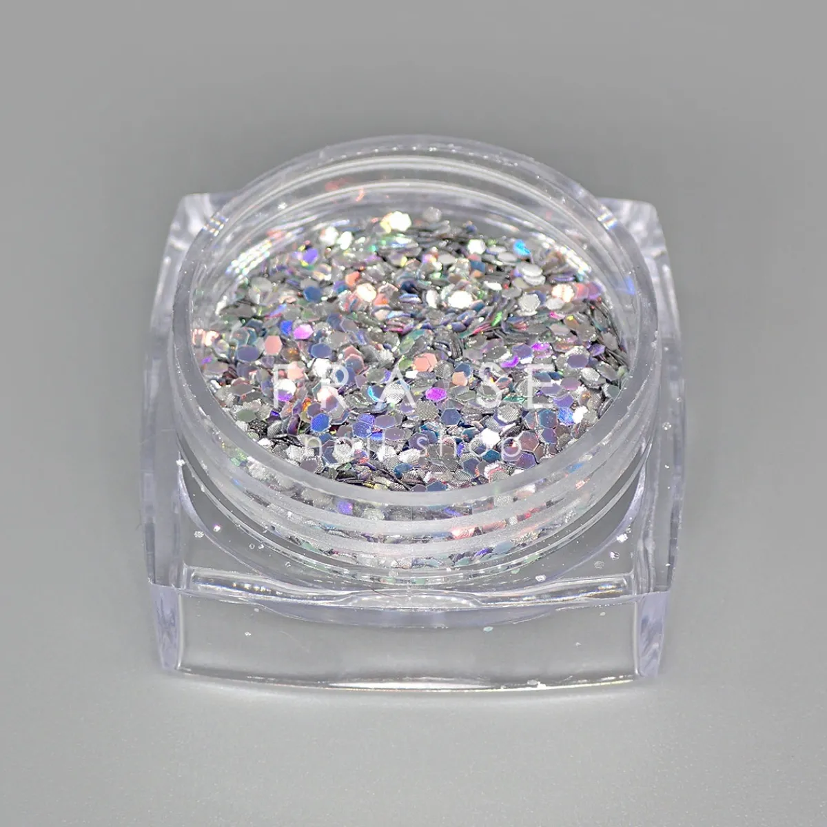 Set de Paillettes Argent - 6 Pots | Fraise Nail Shop Sale