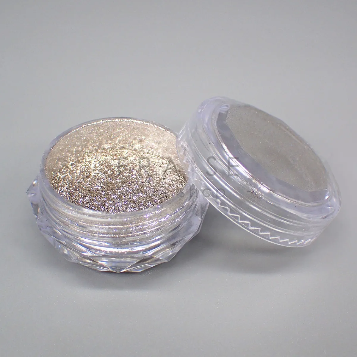 Set de Paillettes Argent - 4 Pots | Fraise Nail Shop Hot