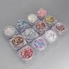 Set de Paillettes Sequins SNOW - 12 Pots | Fraise Nail Shop Fashion