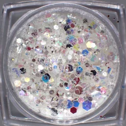 Set de Paillettes Sequins SNOW - 12 Pots | Fraise Nail Shop Fashion