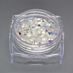 Set de Paillettes Sequins SNOW - 12 Pots | Fraise Nail Shop Fashion