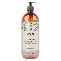 Shampoing détoxifiant CHARCOAL DETOX - 1000 ml | Violet Fashion