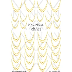 Sliders Water decals - SB-163 gold | NaviNails Discount