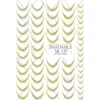 Sliders Water decals - SB-129 gold | NaviNails Best