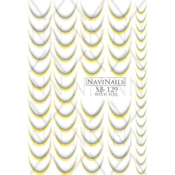 Sliders Water decals - SB-129 gold | NaviNails Best