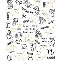 Sliders Water decals - SM-1237 | NaviNails Fashion