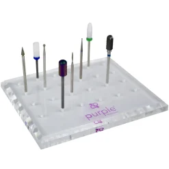 Socle pour embouts de ponceuse | Purple Professional Hot