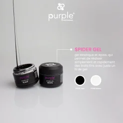 SPIDER GEL 5 GR - Noir | Purple Professional Fashion