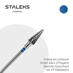 - Fraise en Carbure Grain Bleu Spécial Gauchers Forme conique 0,6 x 1,4 cm "Corn" | Staleks Outlet