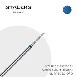 - Fraise en diamant forme Aiguille Grain Bleu 0,1 x 1 cm | Staleks Clearance