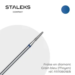 - Fraise en diamant forme Conique Grain Bleu 0,18 x 0,8 cm | Staleks Sale