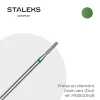 - Fraise en diamant forme Tonneau Grain Vert 0,14 x 0,8 cm | Staleks Online