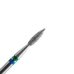 - Fraise en diamant forme Flamme Double-grain Bleu / Vert 0,21 x 0,8 cm | Staleks Discount