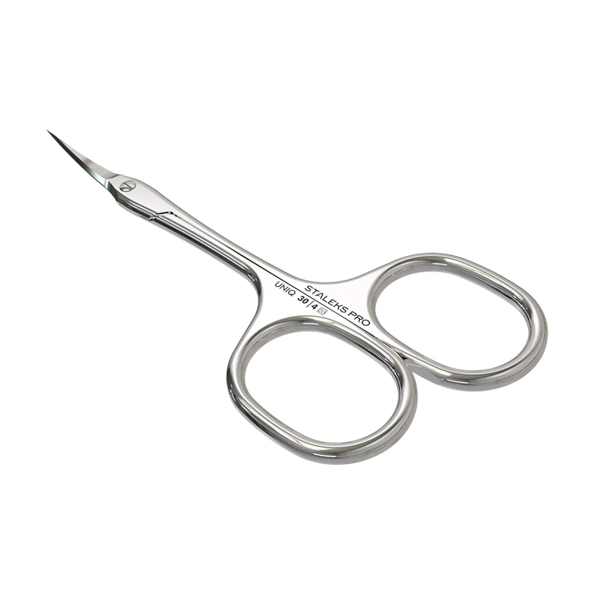 Pro - Ciseaux à cuticules Professionnels "Asymmetric" UNIQ 30 Type 4 | Staleks New