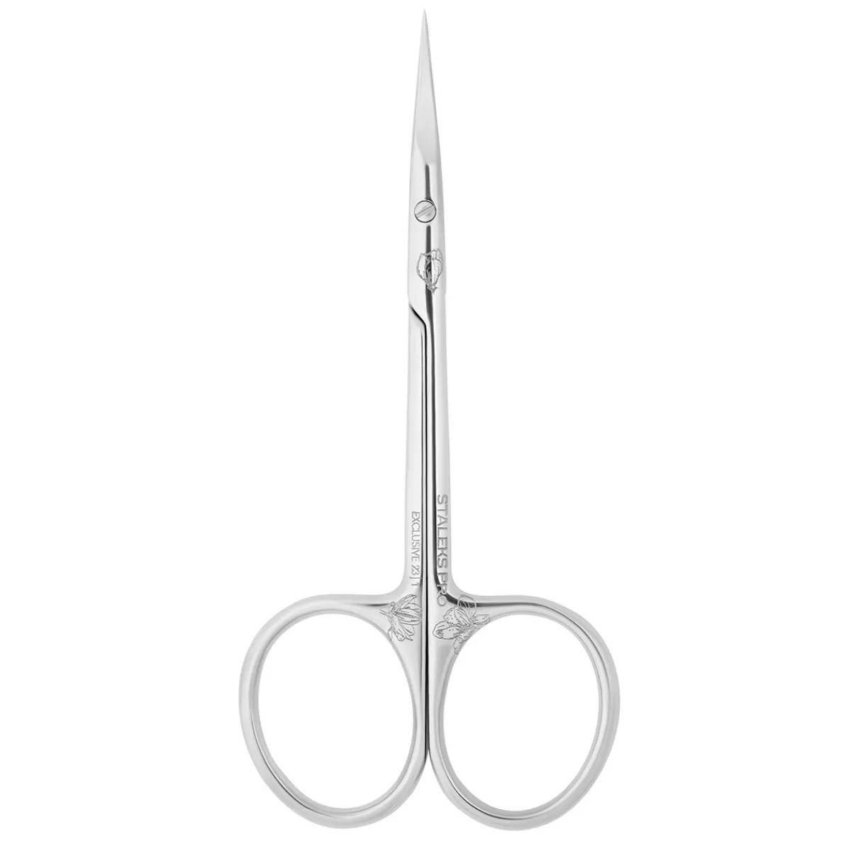 Pro - Ciseaux à cuticules Professionnels pointe crochet EXCLUSIVE 23 Type 1 (Magnolia) | Staleks New