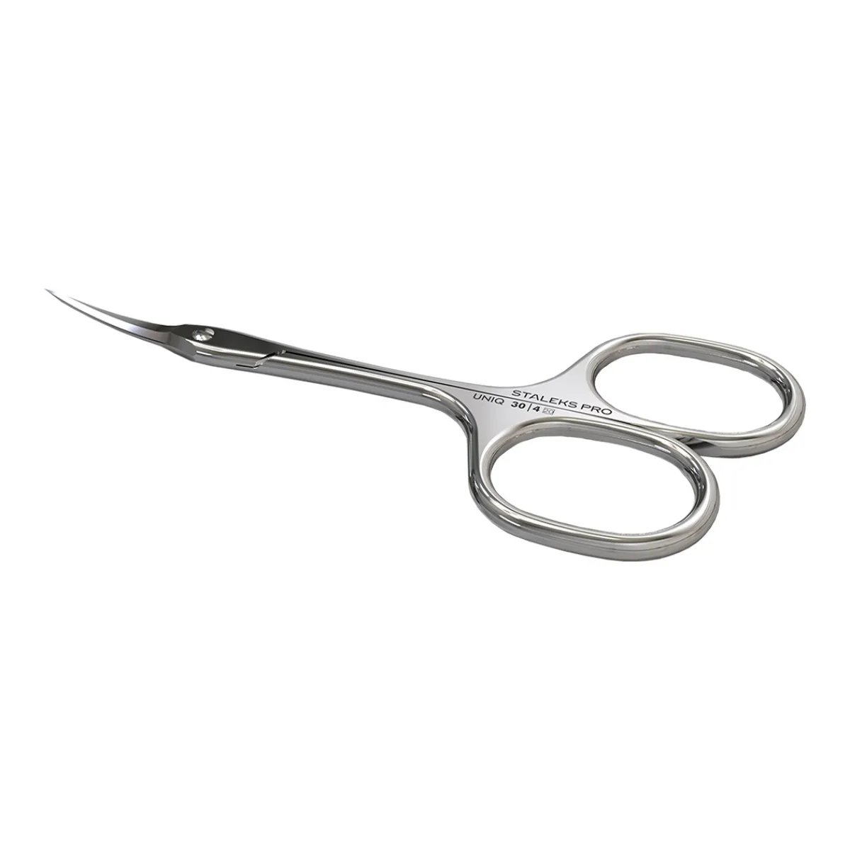 Pro - Ciseaux à cuticules Professionnels "Asymmetric" UNIQ 30 Type 4 | Staleks New