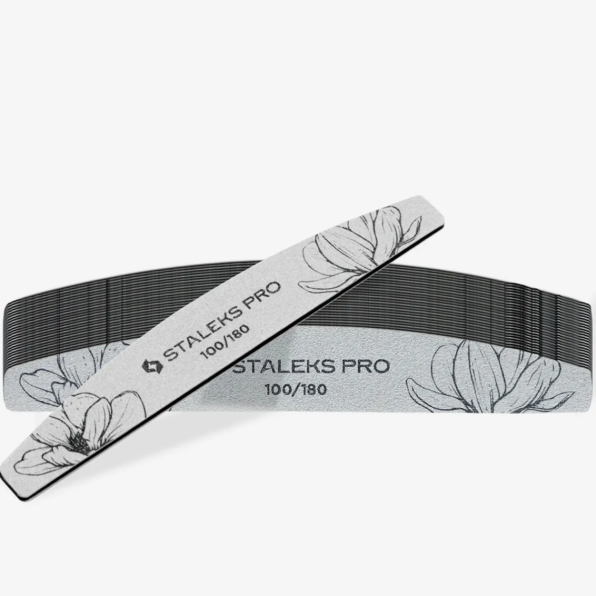 Pro - Limes minérales demi-lune EXPERT 40 grain 100/180 (25 pcs) | Staleks New