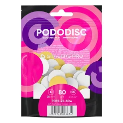 Pro - Limes Recharges base souple pour disque PODODISC L Grain 80 (50 pcs) | Staleks Online
