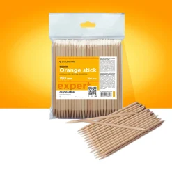 Pro - Lot de 100 Bâtonnets en bois d'oranger 150 mm | Staleks Best