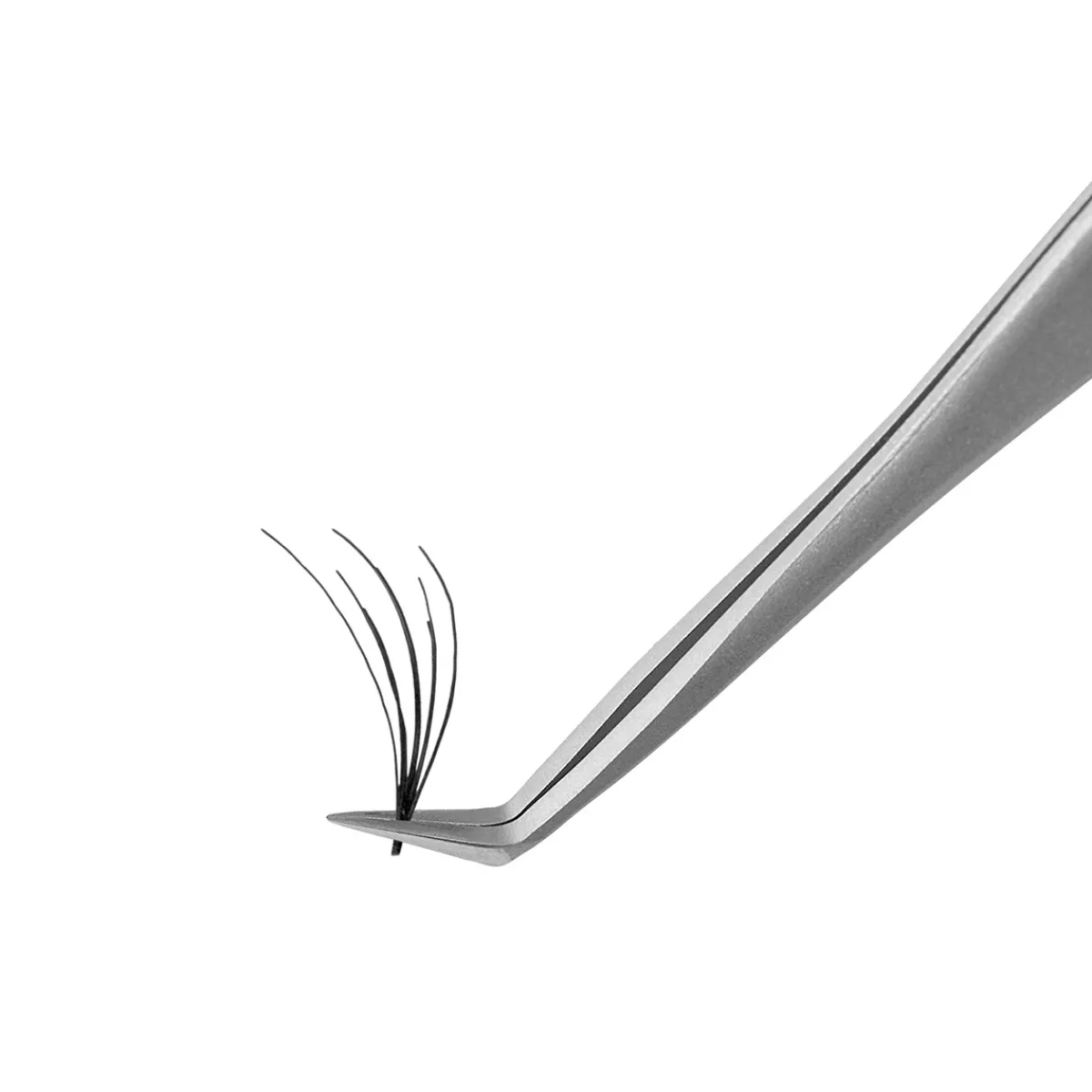 Pro - Pince en L professionnelle pour extension de Cils EXPERT 40 Type 2 (70°) | Staleks Discount