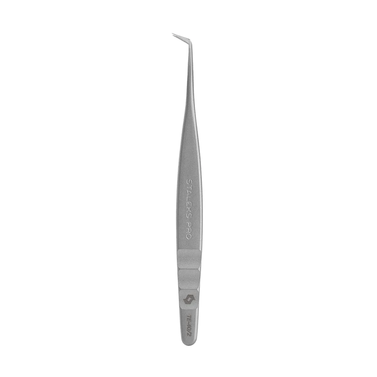 Pro - Pince en L professionnelle pour extension de Cils EXPERT 40 Type 2 (70°) | Staleks Discount
